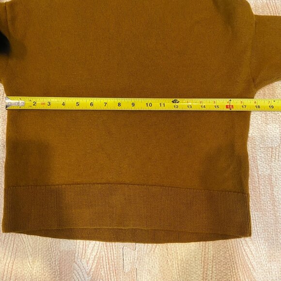 Aritzia Wilfred 100% Merino Wool Cyprie Funnel Neck Sweater Size Small - Picture 8 of 9